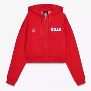 Zara Red NFL Bills Sweatshirt